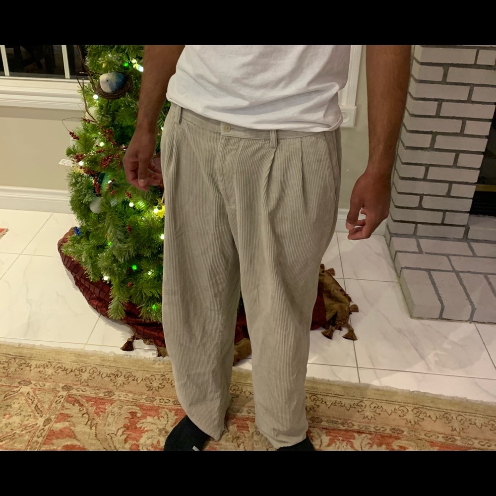 Baggy vintage cut nautica corduroy pants